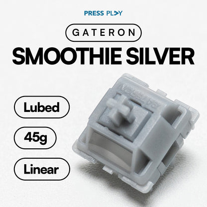 GATERON Smoothie Silver 40g Linear Switch PCB Mount