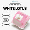 DUROCK White Lotus Light Tactile Switch 56g - PCB Mount