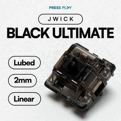 JWK Black Ultimate Smokey Linear Switch PCB Mount