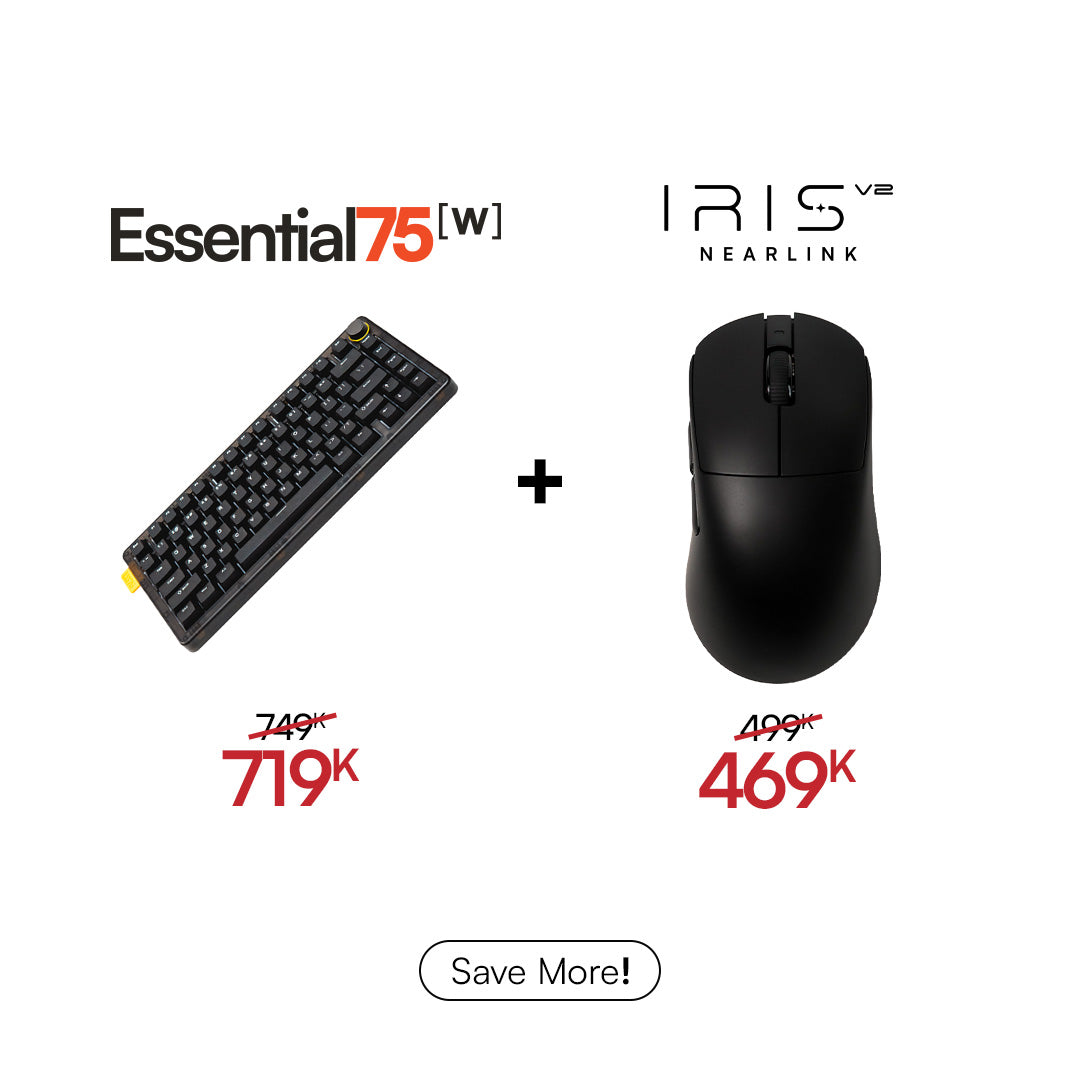 [BUNDLE] Essential75W Wireless Keyboard & Mouse Bundle