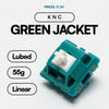 KNC Keys Green Jacket Linear Switch 55g PCB Mount