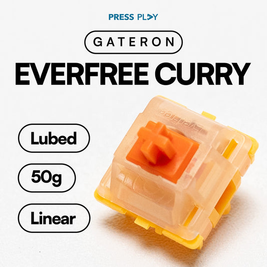 Gateron Everfree Curry Linear Switch 60g PCB Mount