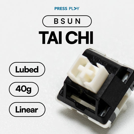 BSUN Tai Chi 40g Linear Switch PCB Mount