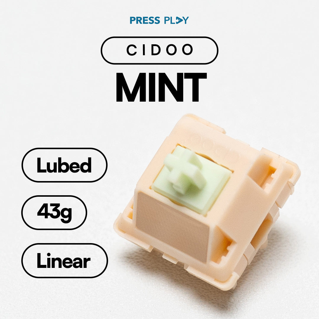 CIDOO Mint Linear Switch 56g PCB Mount
