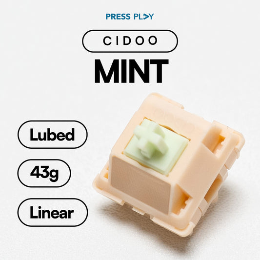 CIDOO Mint Linear Switch 56g PCB Mount