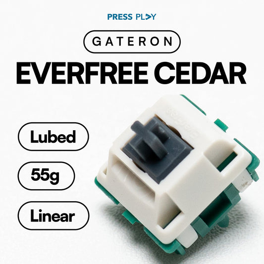 GATERON EVERFREE Cedar 55g Linear Switch PCB Mount