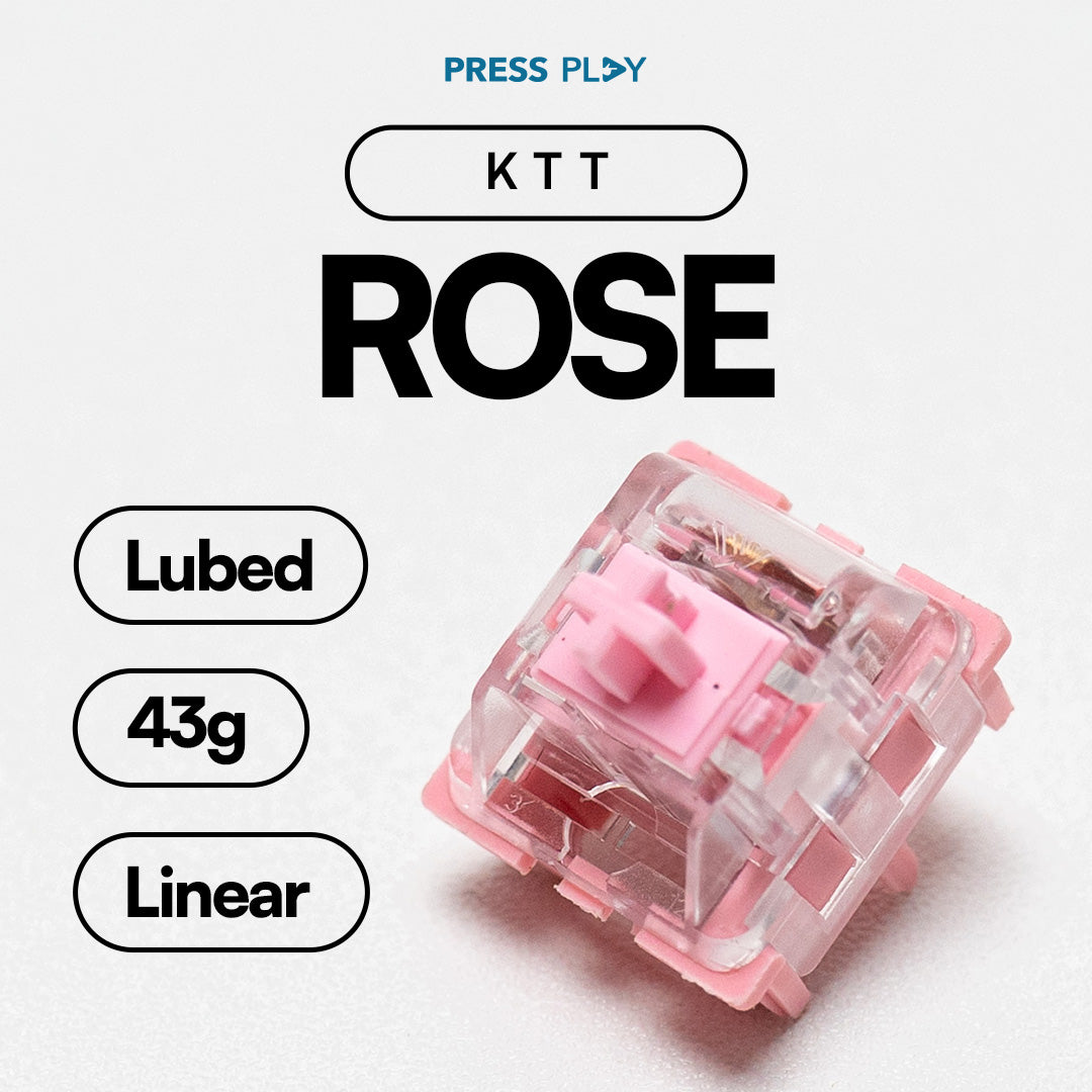 KTT Rose Linear Switch 63.5g PCB Mount