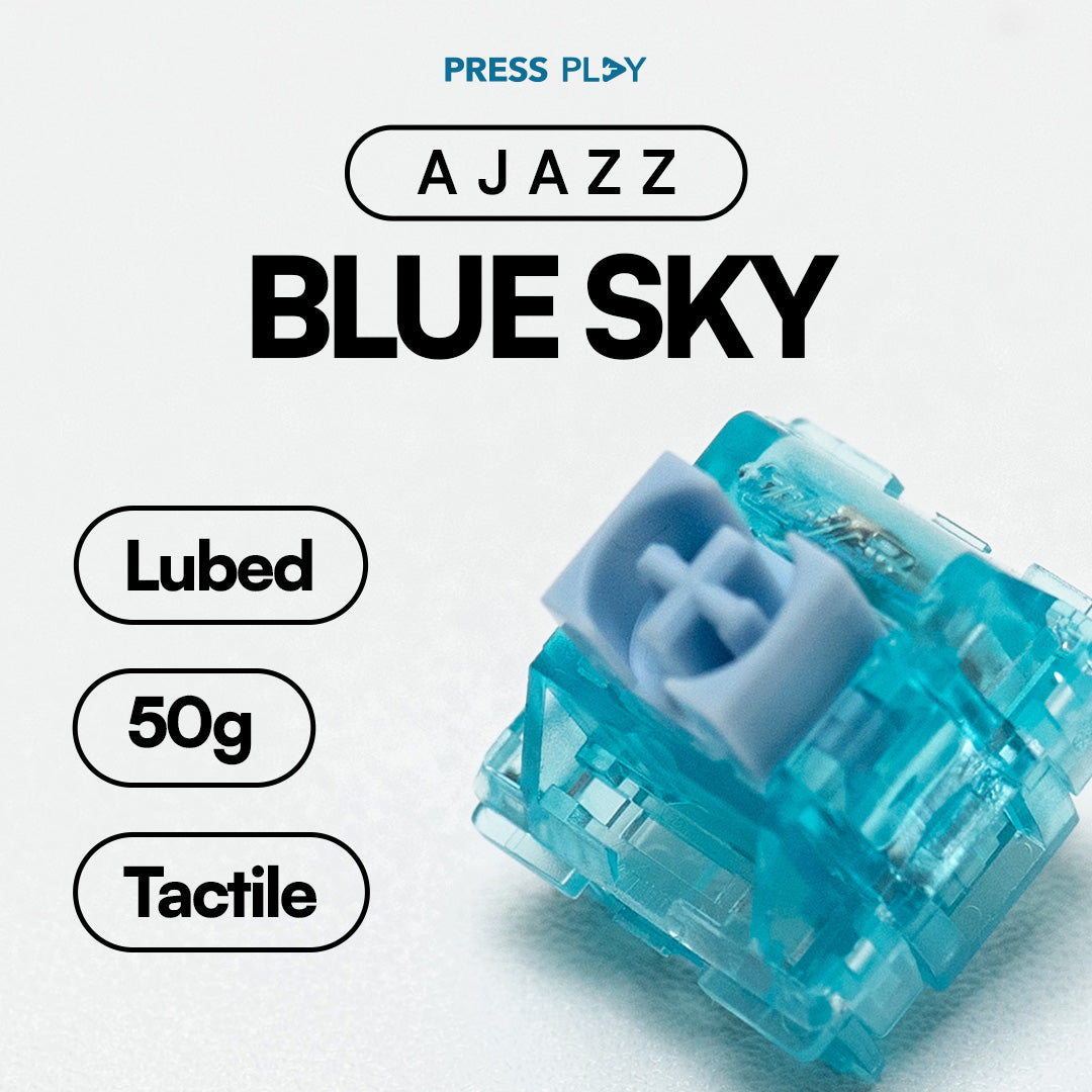 AJAZZ AS Blue Sky Tactile Switch Plate Mount