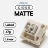 CIDOO Matte Linear Switch 47g PCB Mount
