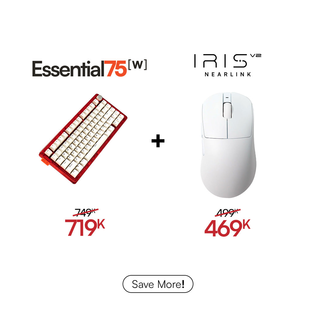 [BUNDLE] Essential75W Wireless Keyboard & Mouse Bundle