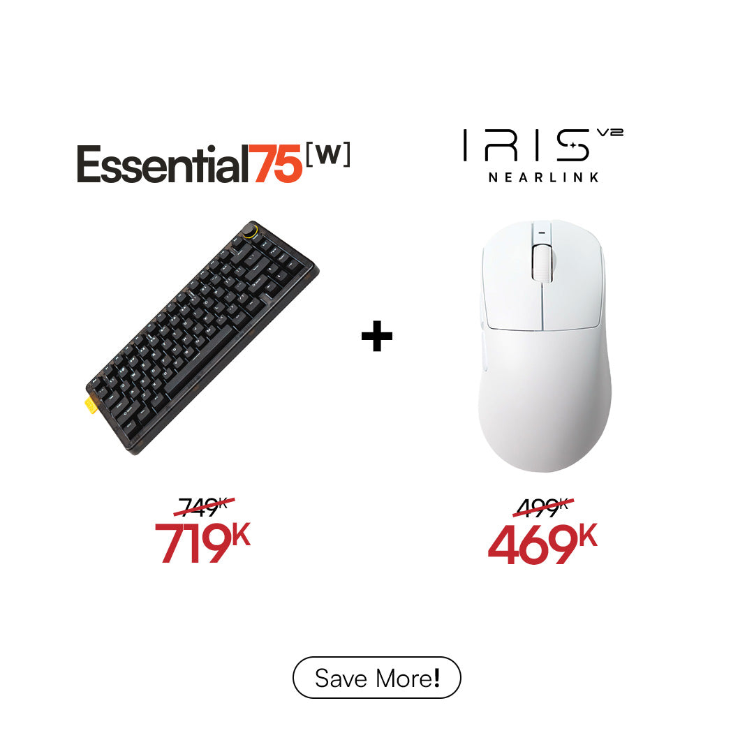 [BUNDLE] Essential75W Wireless Keyboard & Mouse Bundle