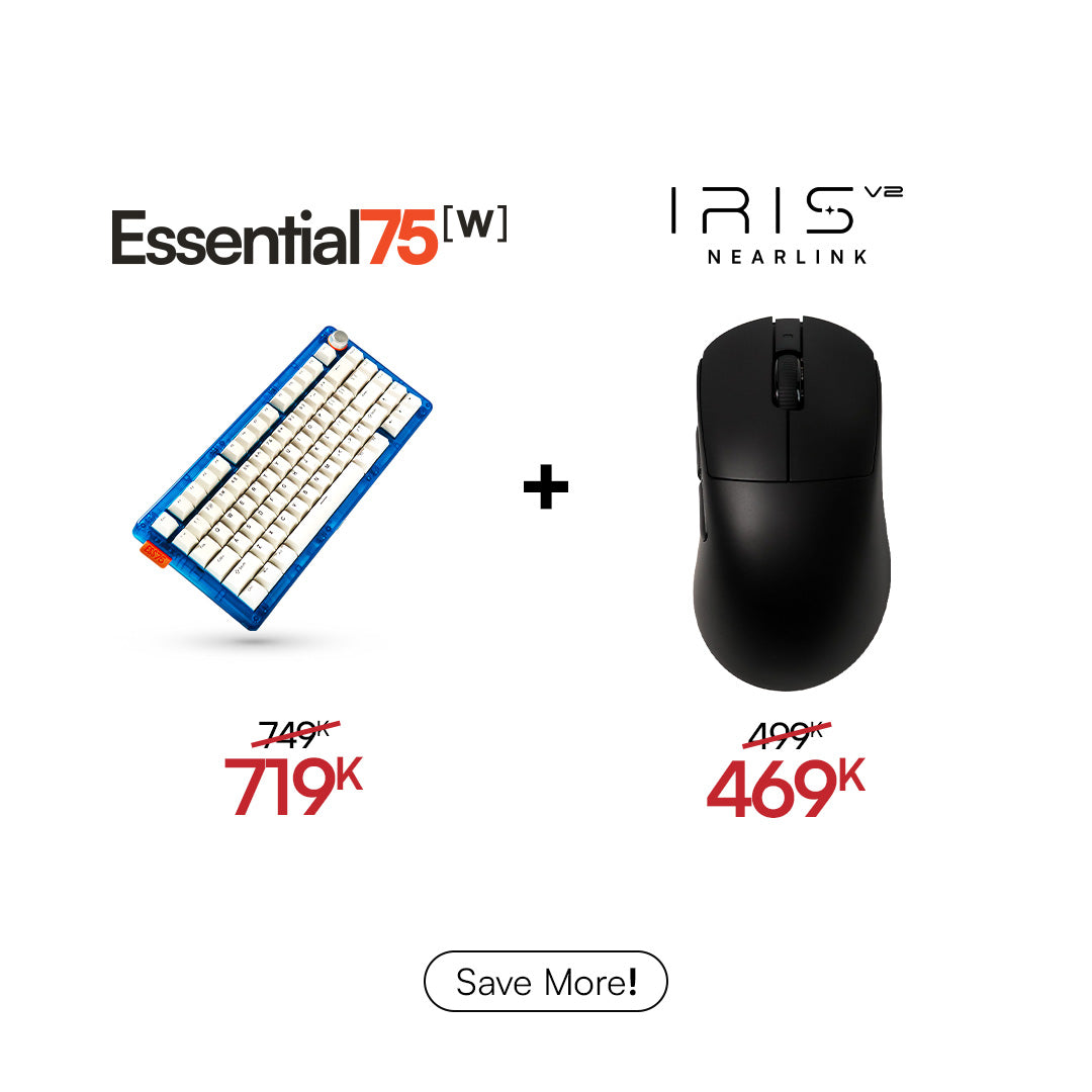 [BUNDLE] Essential75W Wireless Keyboard & Mouse Bundle