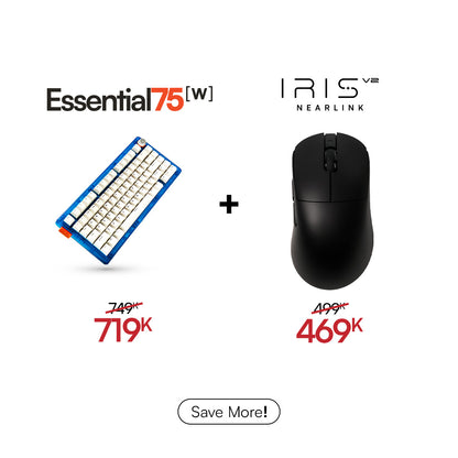 [BUNDLE] Essential75W Wireless Keyboard & Mouse Bundle