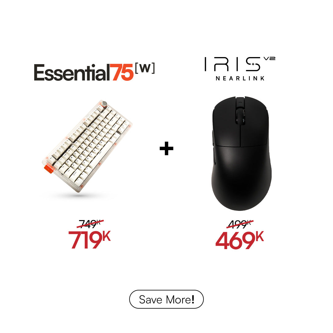 [BUNDLE] Essential75W Wireless Keyboard & Mouse Bundle