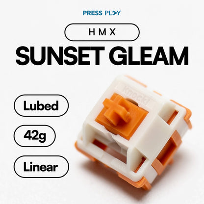 HMX Sunset Gleam 48g Linear Switch PCB Mount
