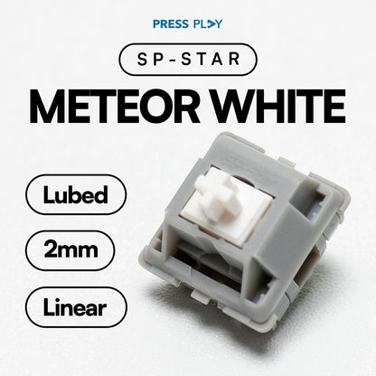 SP Star Meteor White Linear Switch 57g PCB Mount