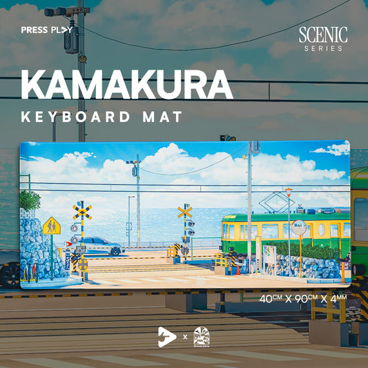 KAMAKURA - Press Play x Omorphia SCENIC Series Gaming Mousepad Deskmat