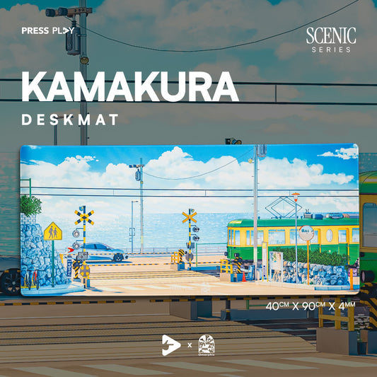 KAMAKURA - Press Play x Omorphia SCENIC Series Gaming Mousepad Deskmat