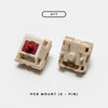KTT Retro Red 58g POK Linear Switch PCB Mount