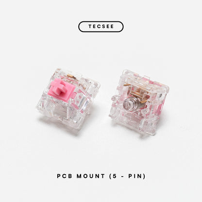 Tecsee Honey Peach Linear Switch 52g PCB Mount