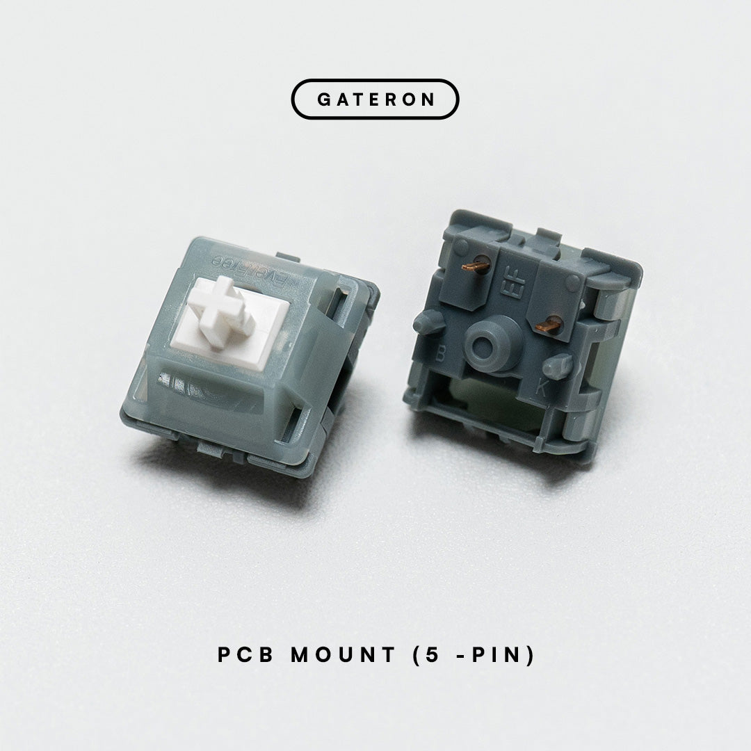 Gateron Everfree Grayish Switch Tactile 59g PCB Mount