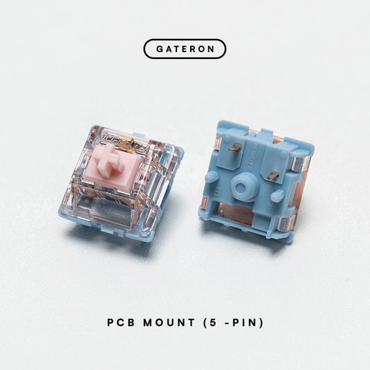 GATERON Melodic Clicky Tactile Clicky Switch 60g PCB Mount