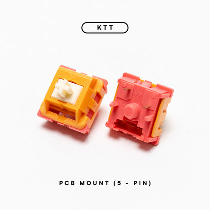 KTT Mango Pomelo Linear Switch 45g PCB Mount