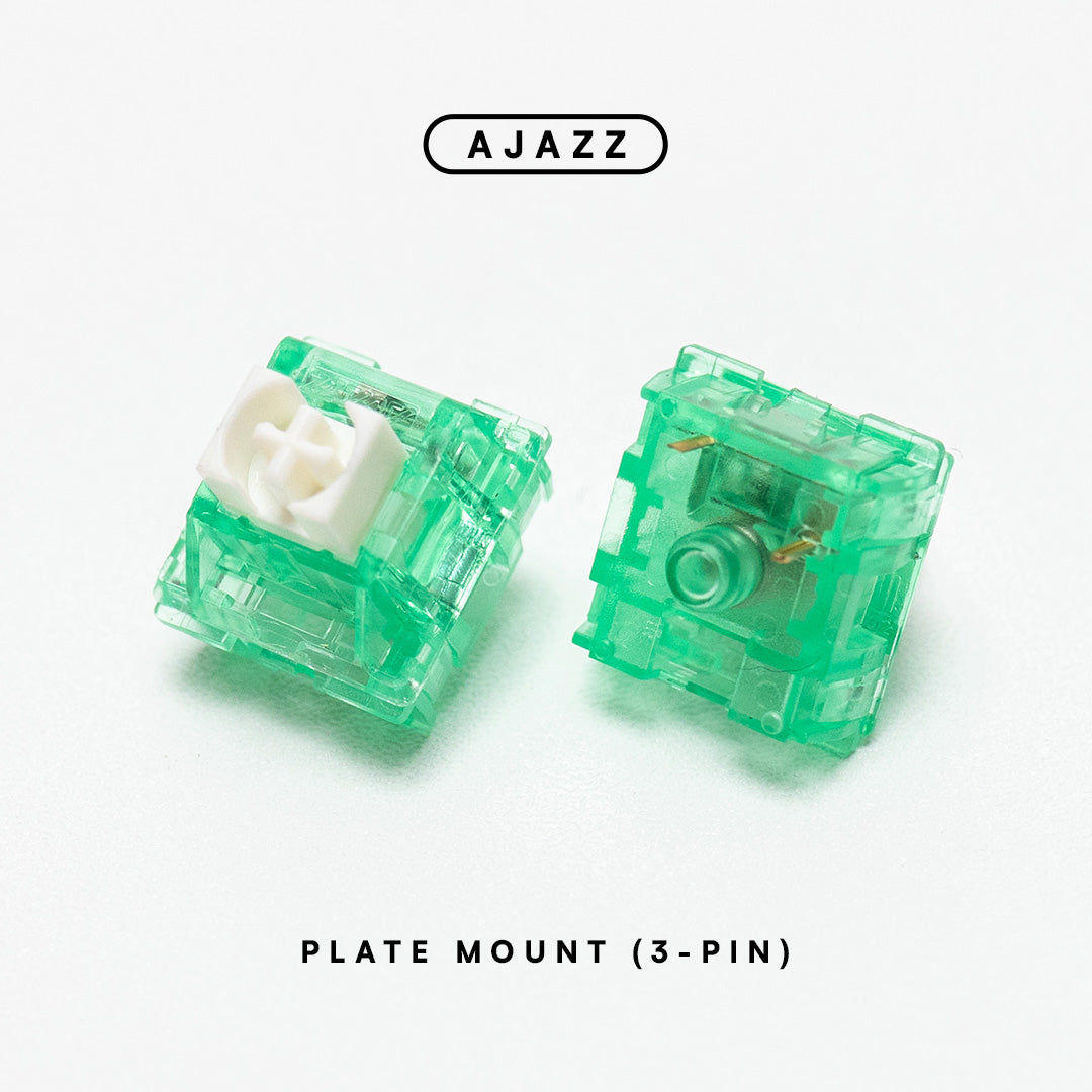 AJAZZ AS Mist Green Linear Switch Plate Mount