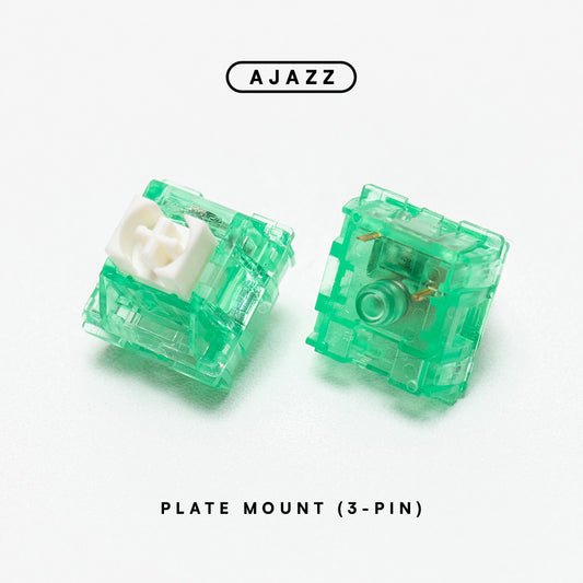 AJAZZ AS Mist Green Linear Switch Plate Mount