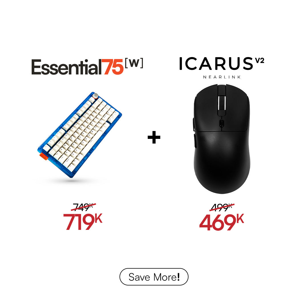[BUNDLE] Essential75W Wireless Keyboard & Mouse Bundle