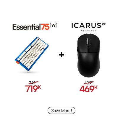 [BUNDLE] Essential75W Wireless Keyboard & Mouse Bundle