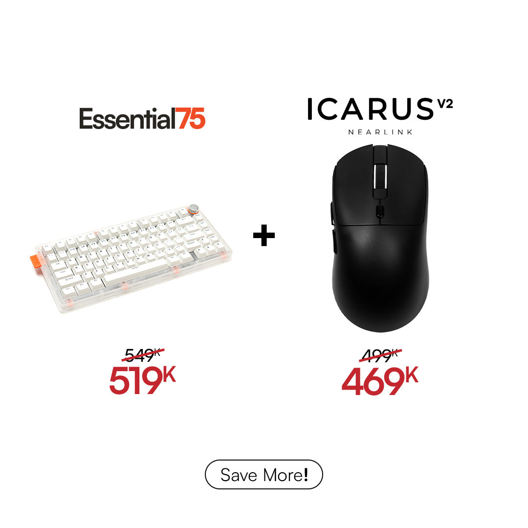 [BUNDLE] Essential75 Wired Keyboard & Mouse Bundle