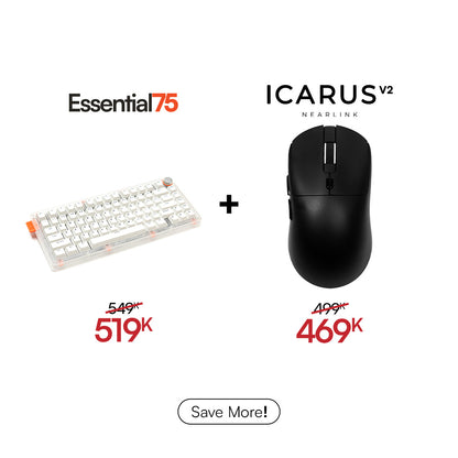 [BUNDLE] Essential75 Wired Keyboard & Mouse Bundle