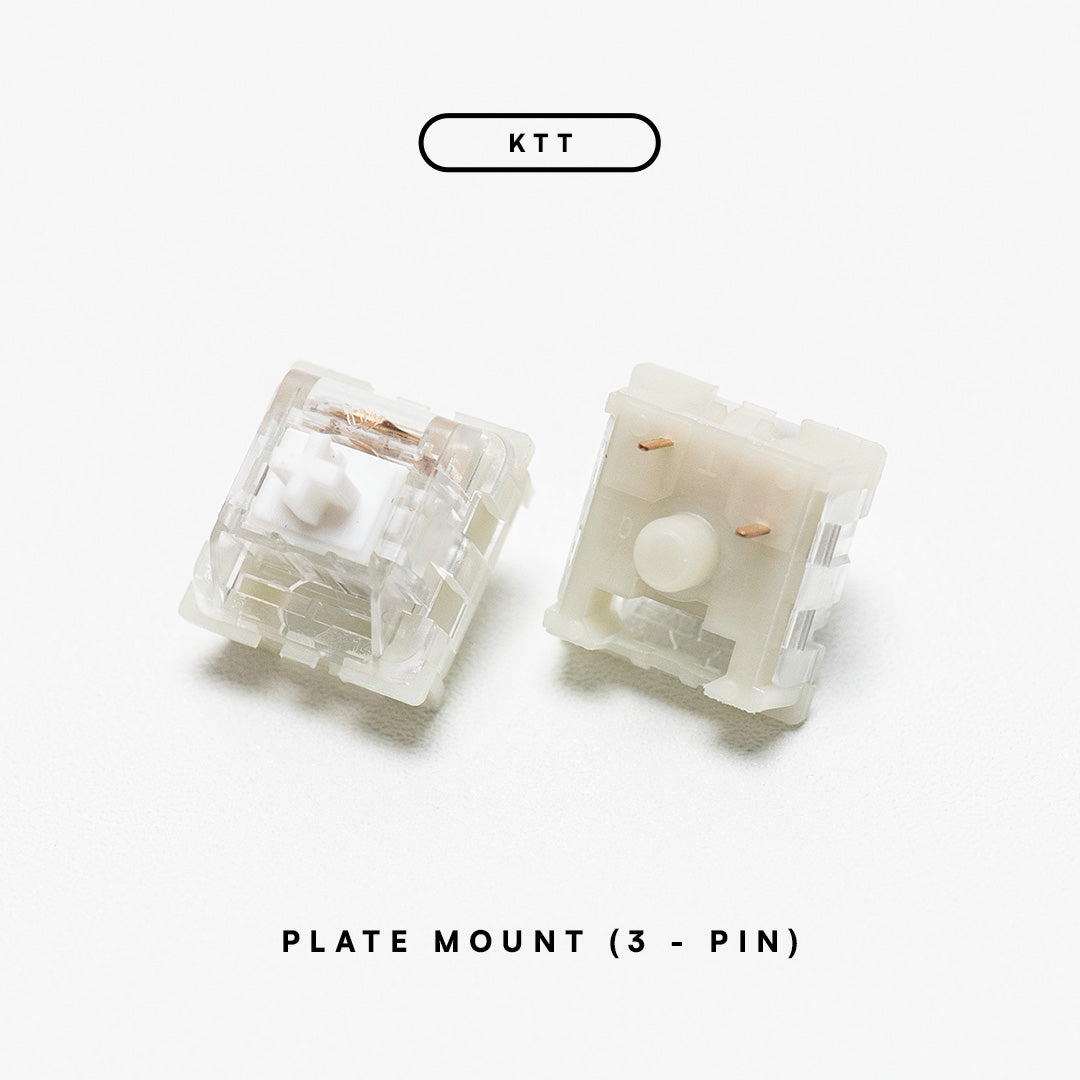 KTT Kang White V3 Linear Switch 60g Plate Mount