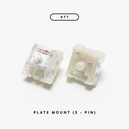 KTT Kang White V3 Linear Switch 60g Plate Mount