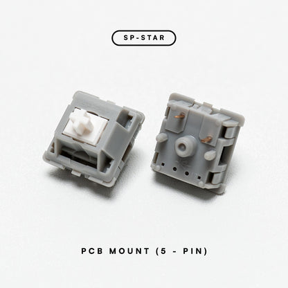 SP Star Meteor White Linear Switch 57g PCB Mount
