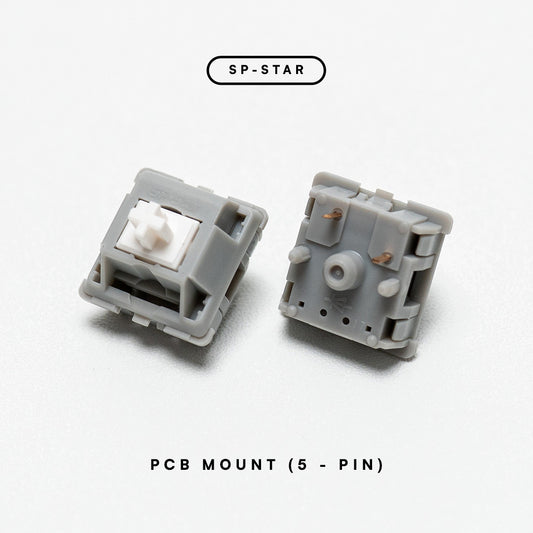 SP Star Meteor White Linear Switch 57g PCB Mount
