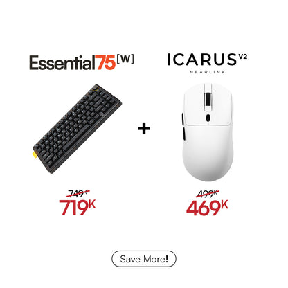 [BUNDLE] Essential75W Wireless Keyboard & Mouse Bundle
