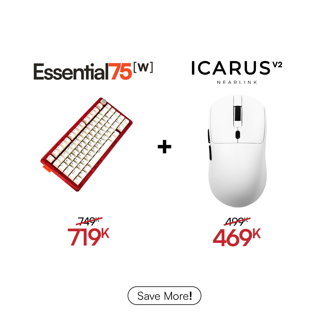 [BUNDLE] Essential75W Wireless Keyboard & Mouse Bundle