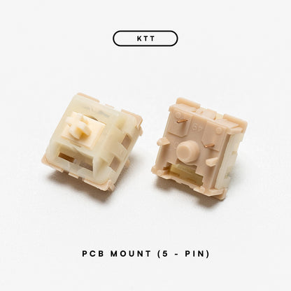 KTT Coconut Latte 45g Linear Switch PCB Mount
