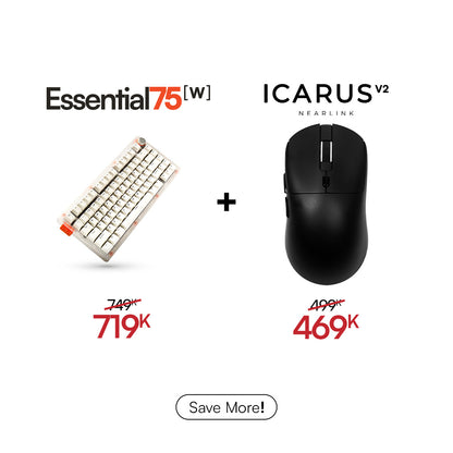 [BUNDLE] Essential75W Wireless Keyboard & Mouse Bundle
