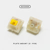 GATERON CAP Milky Yellow KS-25 V2 Linear Switch 50g Plate Mount