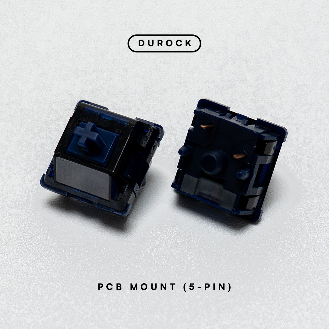 DUROCK Blue Lotus T1 Tactile Switch 65g - PCB Mount