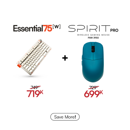 [BUNDLE] Essential75W Wireless Keyboard & Mouse Bundle