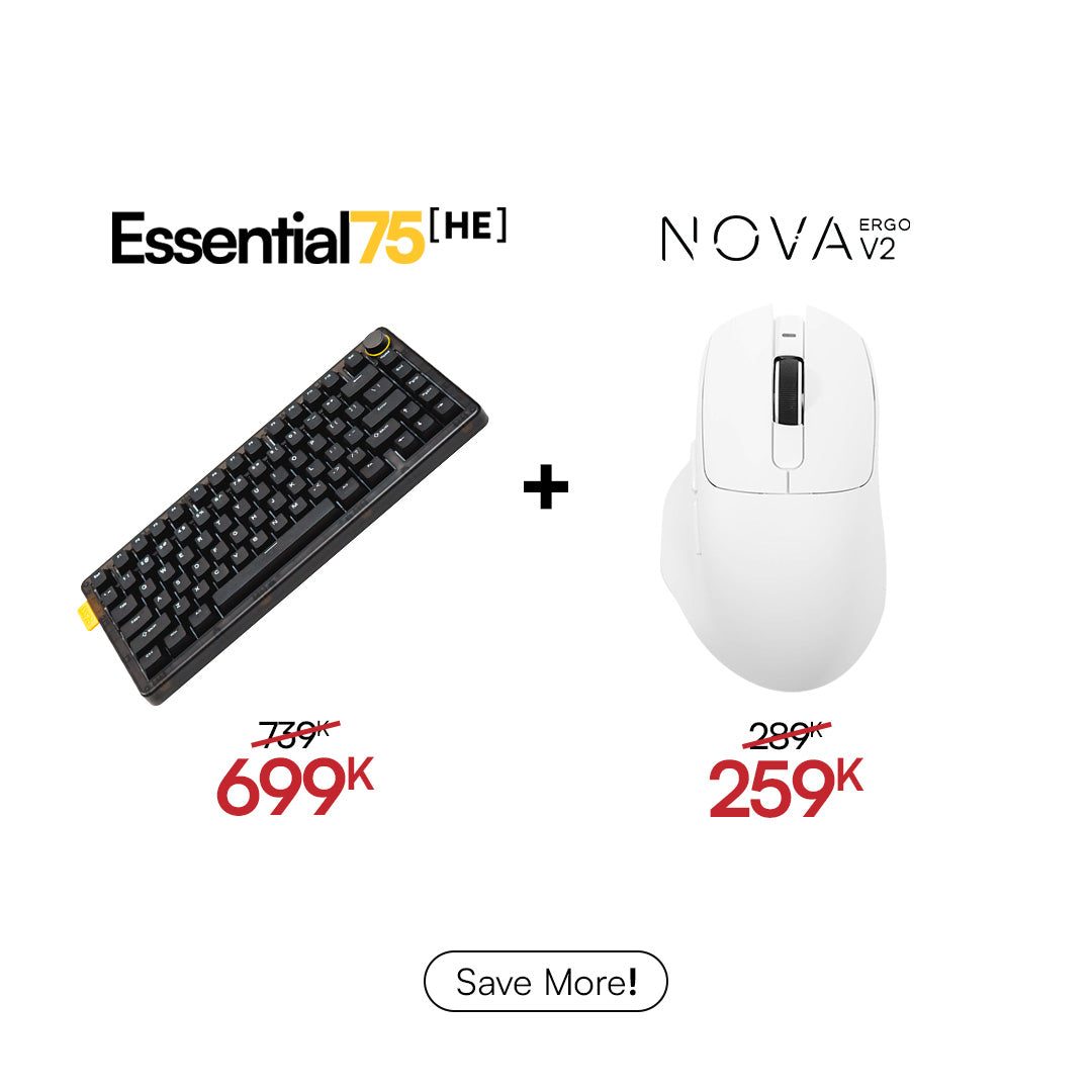 [BUNDLE] Essential75 HE Keyboard & Mouse Bundle