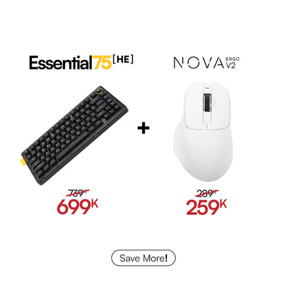 [BUNDLE] Essential75 HE Keyboard & Mouse Bundle