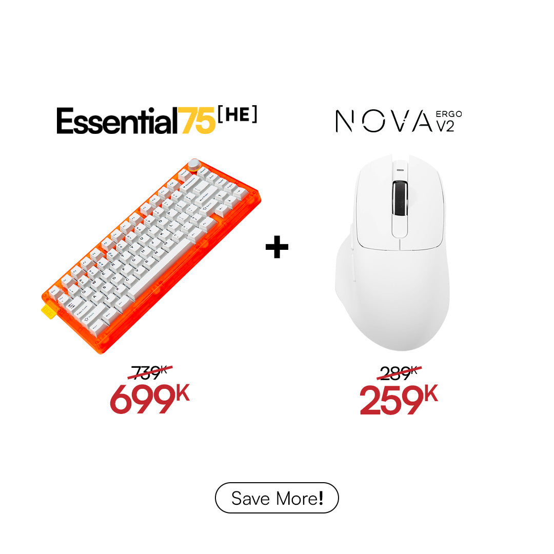 [BUNDLE] Essential75 HE Keyboard & Mouse Bundle