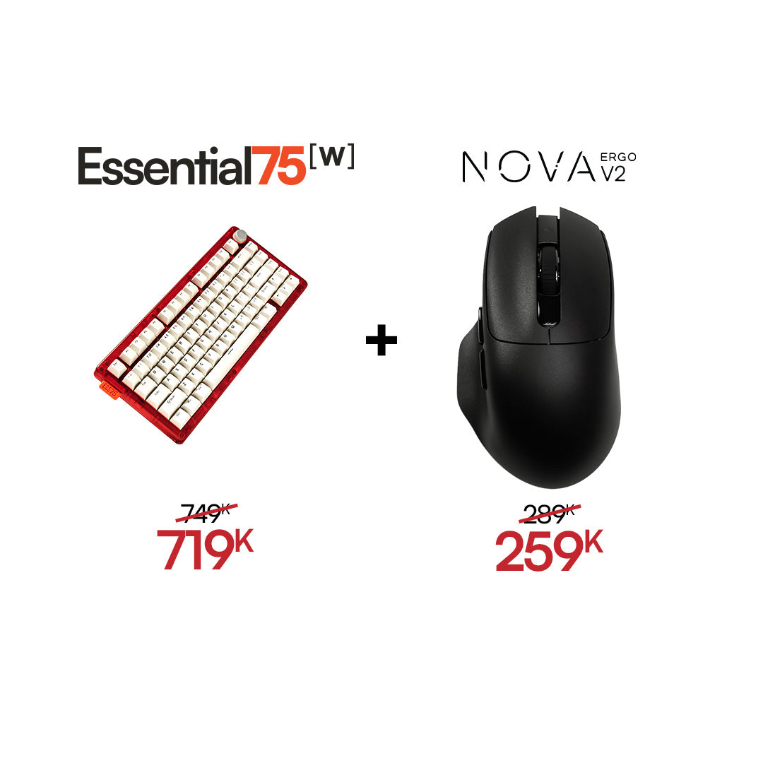 [BUNDLE] Essential75W Wireless Keyboard & Mouse Bundle