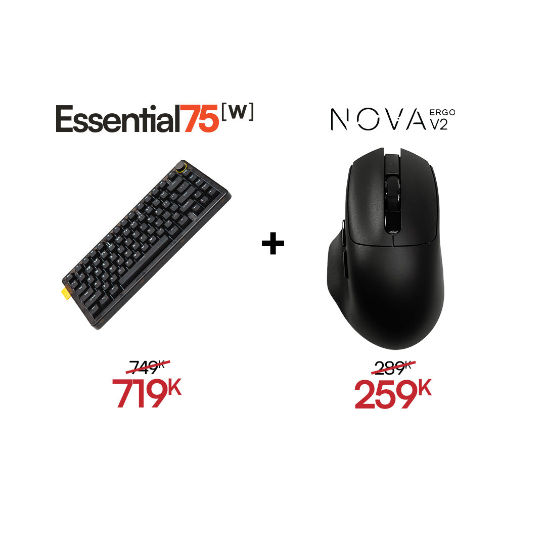 [BUNDLE] Essential75W Wireless Keyboard & Mouse Bundle
