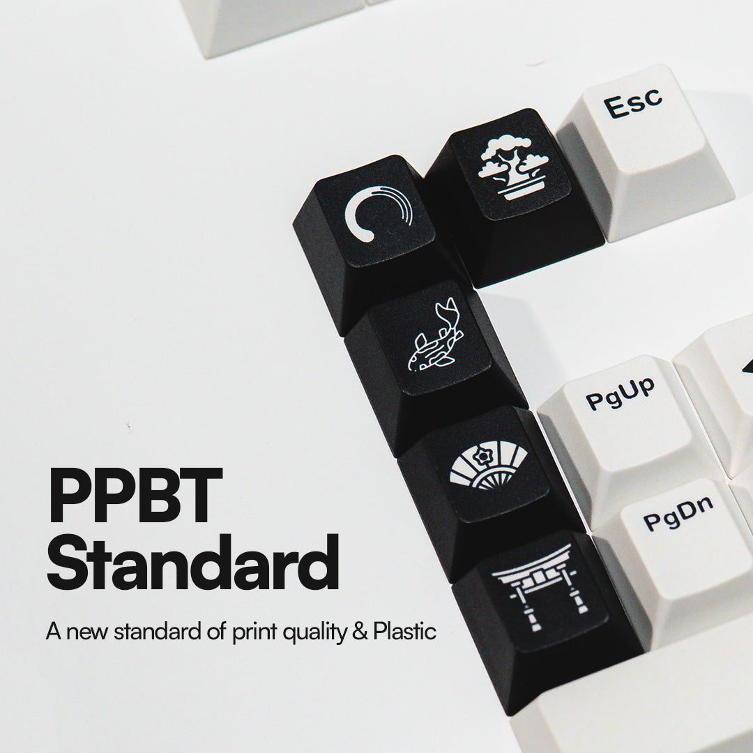 PPBT SHIRAKAWA ALT PBT Dye Sub Keycap Set Japanese Root